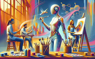 Футуристичний Погляд: Мистецтво Абстракції з Камілою