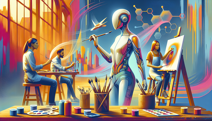 Футуристичний Погляд: Мистецтво Абстракції з Камілою