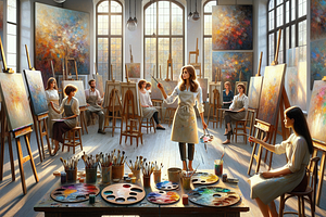 Абстракція в живопису: майстер-клас з Каміли Трохимчук