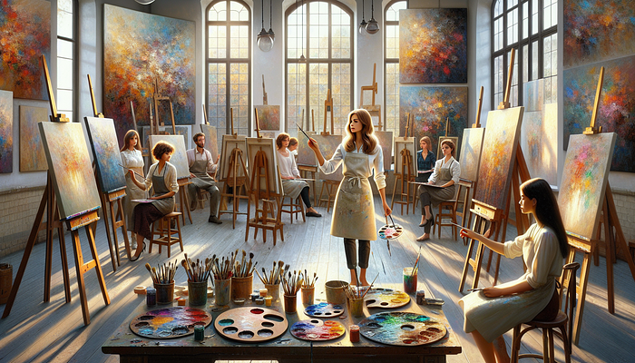 Абстракція в живопису: майстер-клас з Каміли Трохимчук